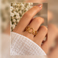 Interlinked Circle Ring